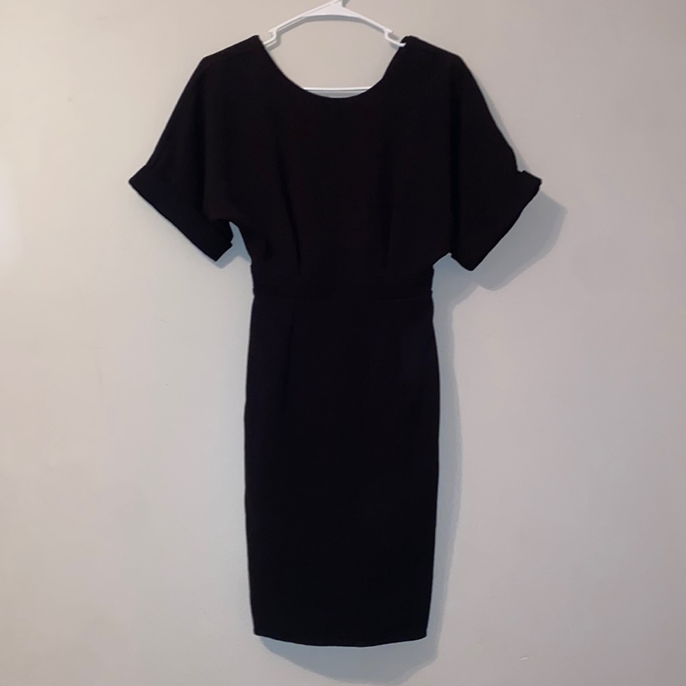 Black mini dress